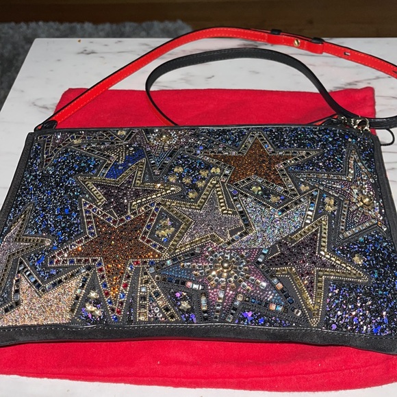 🍎SOLD🍎100% Christain Louboutin clutch with sparkles gorgeous pristine condition. - Picture 3 of 10
